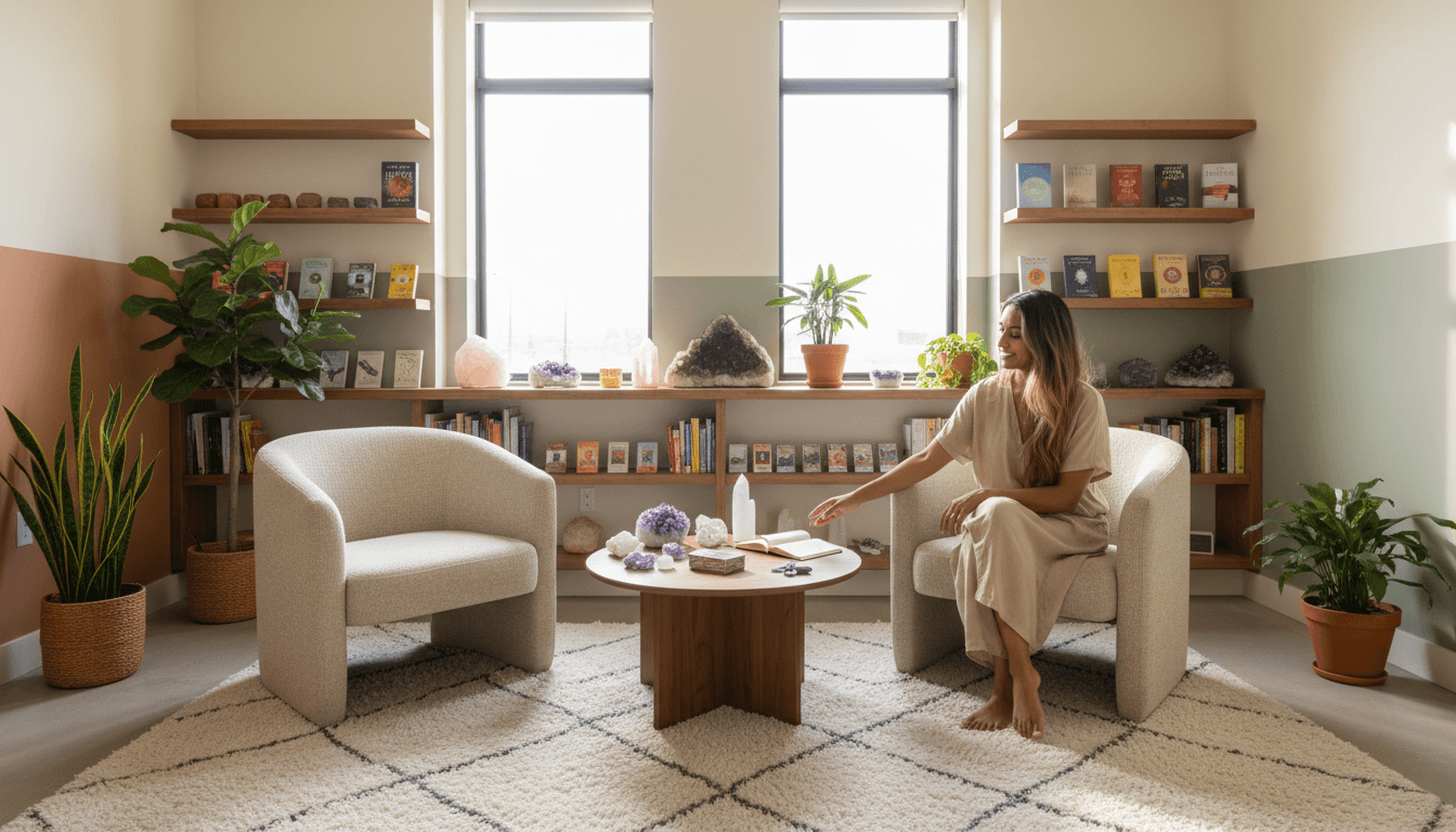 Spiritual director in session space